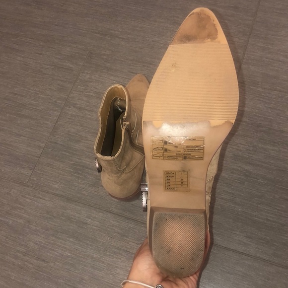 Ankle Beige Booties Cowboy Style 🔥 - Picture 6 of 6